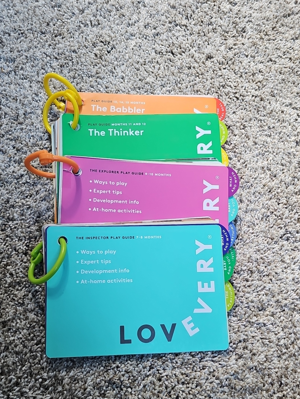 Kids Play Guide Cards - Blue & Multicolor
